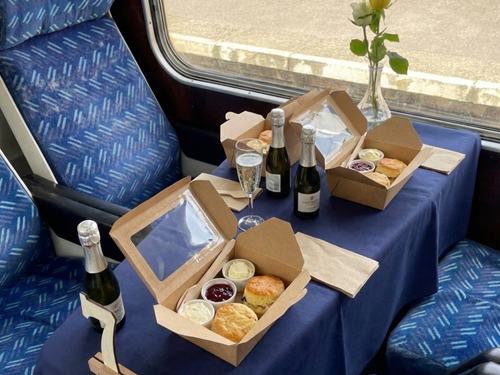 Mothers Day Cream Tea with added sparkle